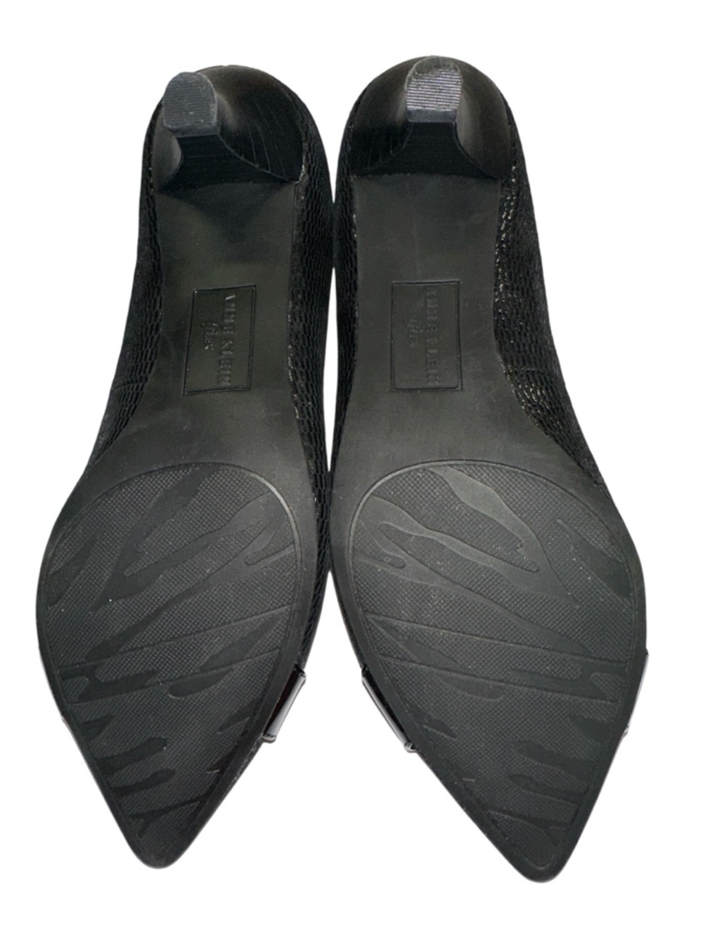 Anne Klein AKMADALON Iflex Leather Kitten Heel Pump Textured Size 6 - Picture 11 of 13